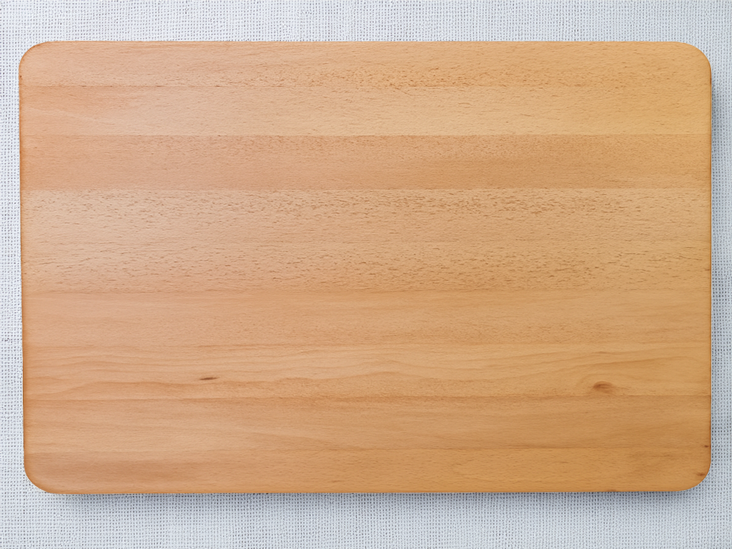 Kitchen Wing large beech cutting board with juice groove and side handles