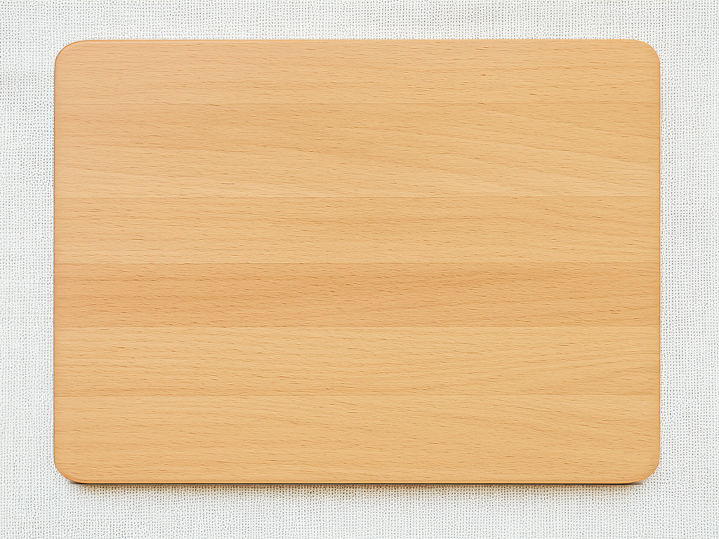 Kitchen Wing medium beech wood cutting board with juice groove and side handles
