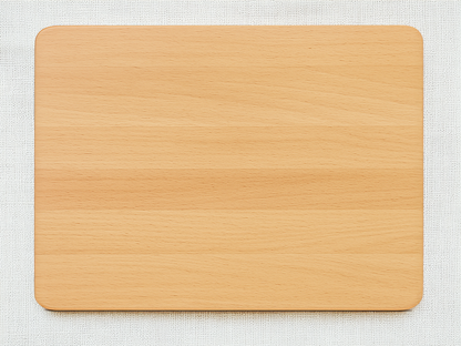 Kitchen Wing medium beech wood cutting board with juice groove and side handles